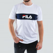 FILA MEN NOLAN TEE DROPPED SHOULDER BLAN