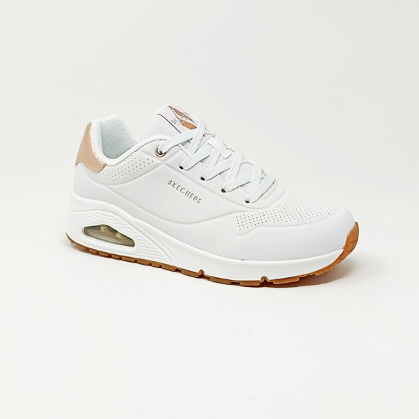 SKECHERS UNO BLANC/GOLD