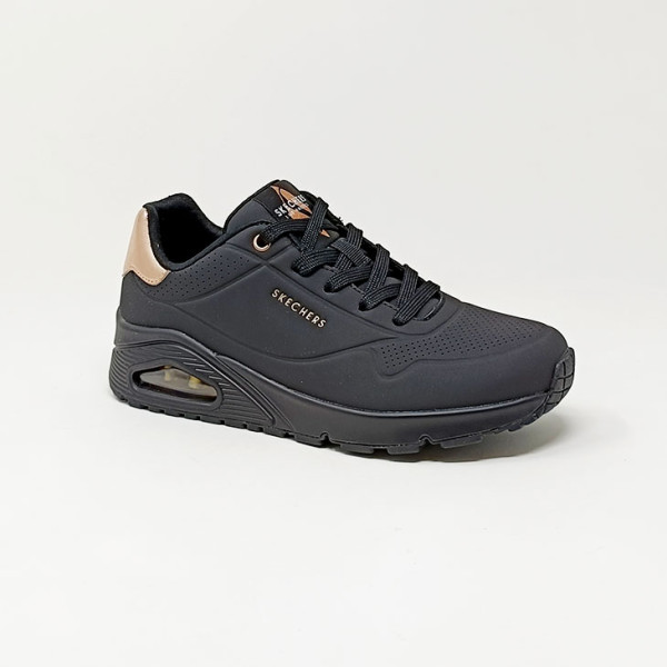 SKECHERS UNO NOIR/GOLD