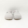 BIRKENSTOCK BOSTON SUEDE NARROW BLANC