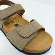 PLAKTON SANDALES PARTNER NUBUCK KAKI