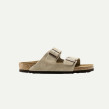 BIRKENSTOCK ARIZONA NARROW SUEDE TAUPE