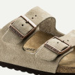 BIRKENSTOCK ARIZONA NARROW SUEDE TAUPE