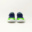 SKECHERS BASKET FLEX-GLOW BOLT BLEU