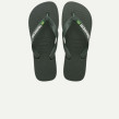 HAVAIANAS BRASIL LOGO OLIVE