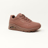 SKECHERS BASKET UNO STAND AIR MARRON