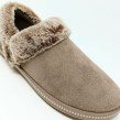 SKECHERS CHAUSSON COZY CAMPFIRE TAUPE