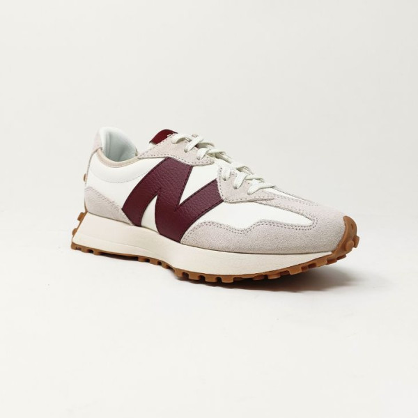 NEW BALANCE BASKET WS327 BLANC/BORDEAUX