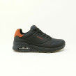 SKECHERS BASKET UNO SUITED ON AIR NOIR