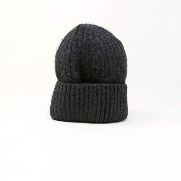 MAR & CO BONNET UNI COTELE NOIR