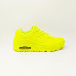 SKECHERS BASKET UNO STAND AIR JAUNE