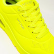 SKECHERS BASKET UNO STAND AIR JAUNE