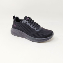 SKECHERS BASKET BOBS SQUAD NOIR