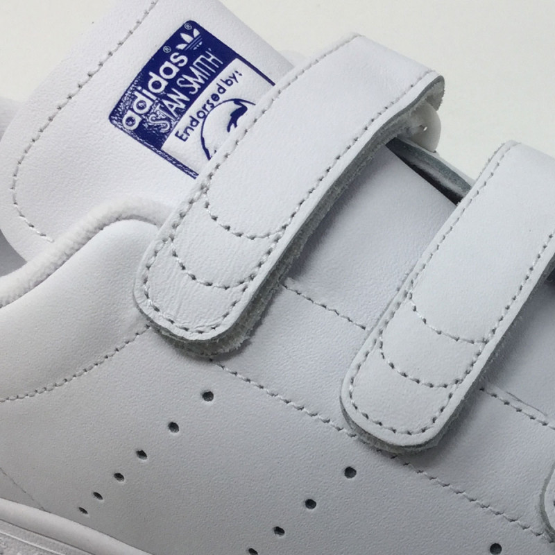 stan smith velcro bleu